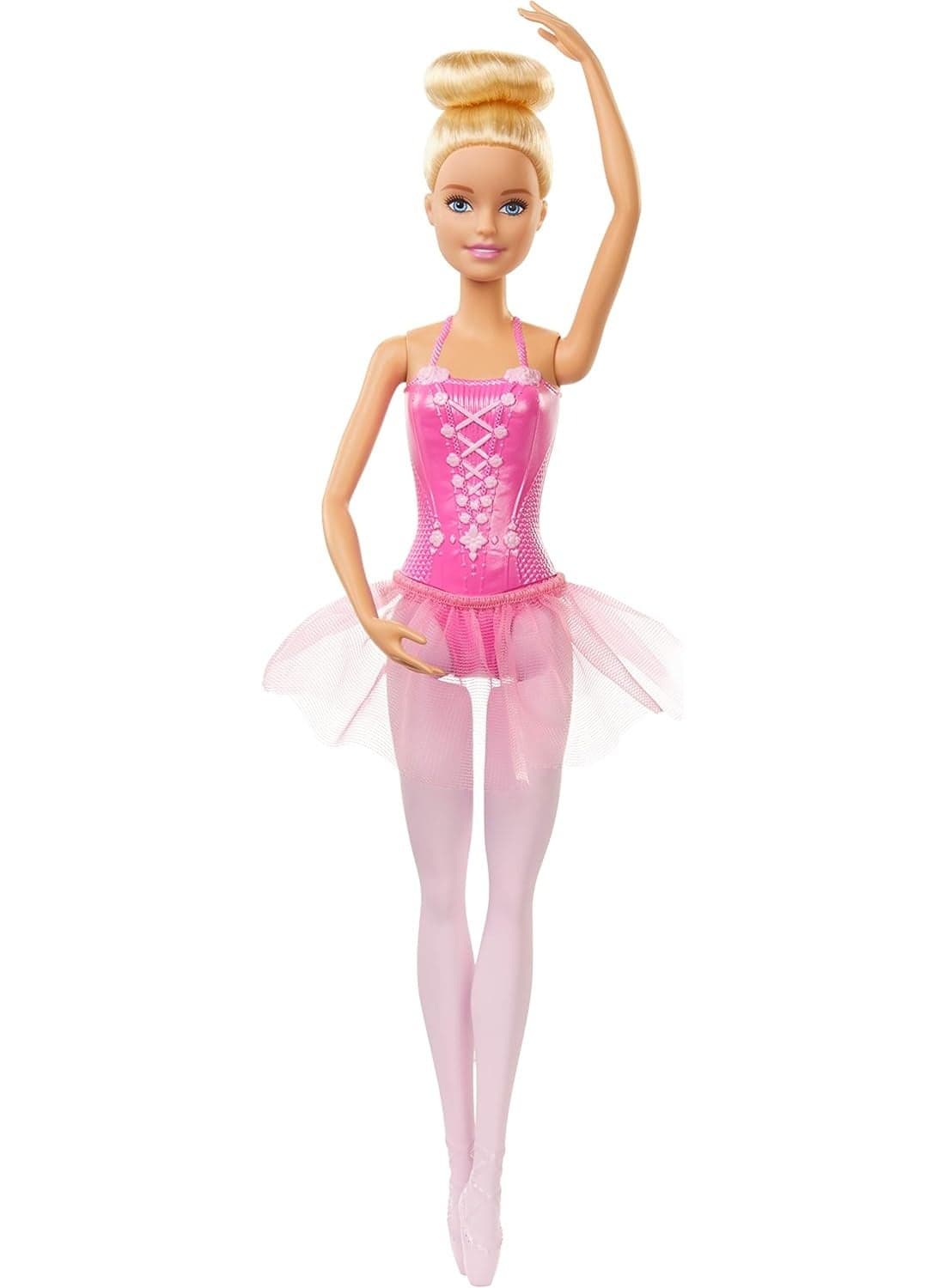 Ballerina Doll, Blonde Fashion Doll Wearing Purple Removable Tutu, Posed With Ballet Arms & “En Pointe” Toe Shoes