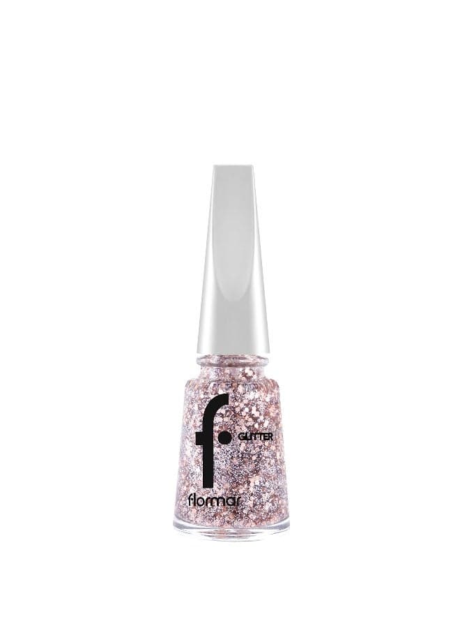 Glitter Nail Enamel New - 02 Pink Silver 02 Pink Silver