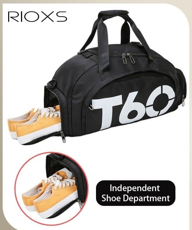 Gym Sacks For Men Women, Roomy Gym Bag With Shoes Compartment & Wet Pocket, Unisex Versatile Duffle Bag, Personalized Travel Bags Personal Items Bag, Waterproof Protable Bag For Exercise/ Fitness/ Yoga, Sports Holdall Backpack