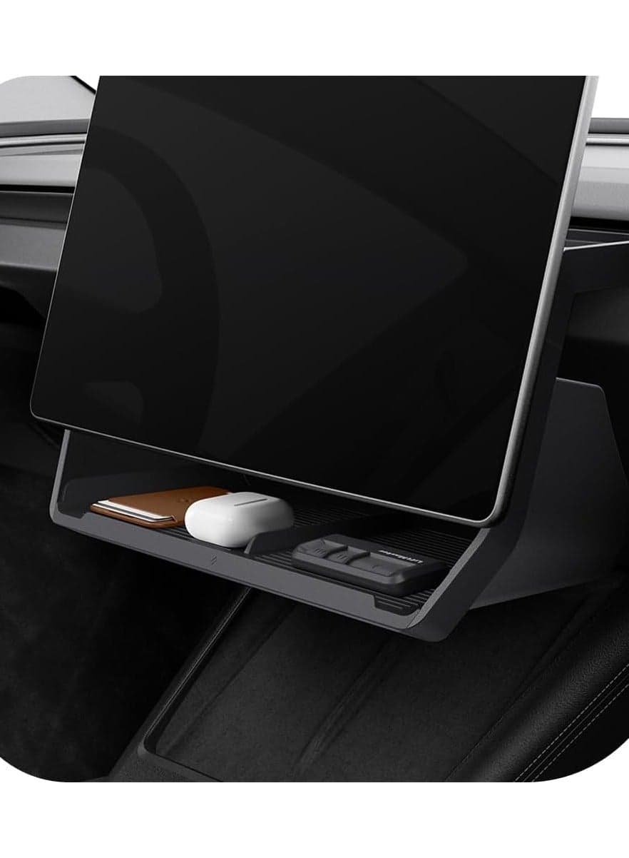 Under Screen Storage Organizer for Tesla Model Y Juniper (2026/2025) and Tesla Model 3 Highland (2026/25/24) Standard, Premium & Performance Models