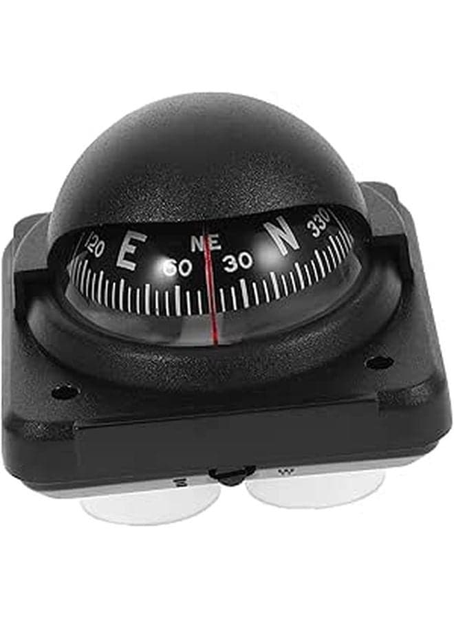 Adjustable Declination Car Compass Ball Portable Dashboard Navigation Tool For Auto Boat Truck