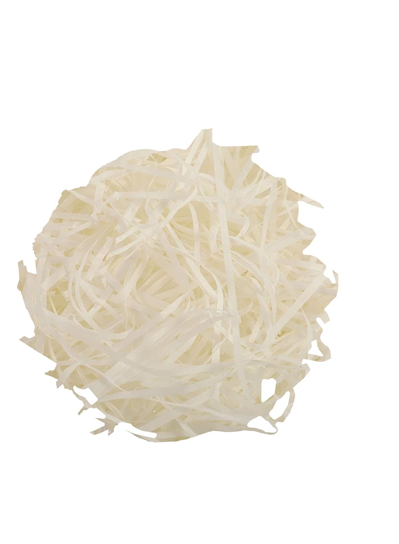 Crinkle Cut Shredded Paper Filler for Gift Wrapping Hamper/Basket Filling, Packing Supplies (Cream)