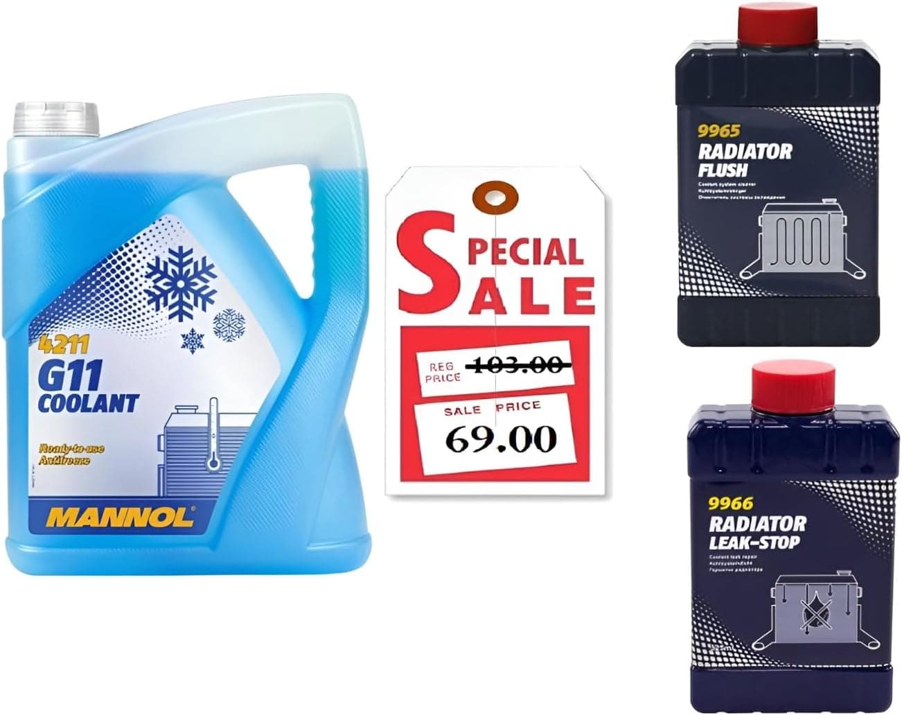 Mannol All-in-One Cooling System Maintenance Kit