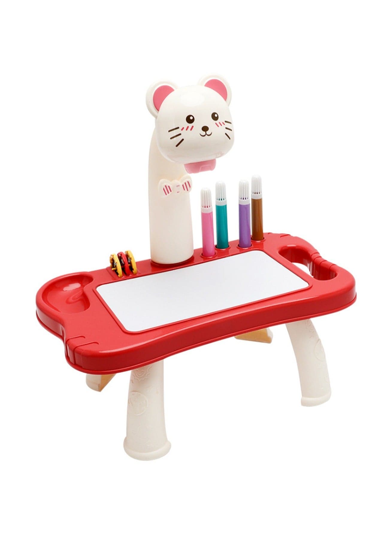 Cat Projection Table, Children'S Drawing Projector With Flashlight Slide Projector Toy, Tracing Sketch Table With Light Music, Suitable For Early Art Learning Game Gifts