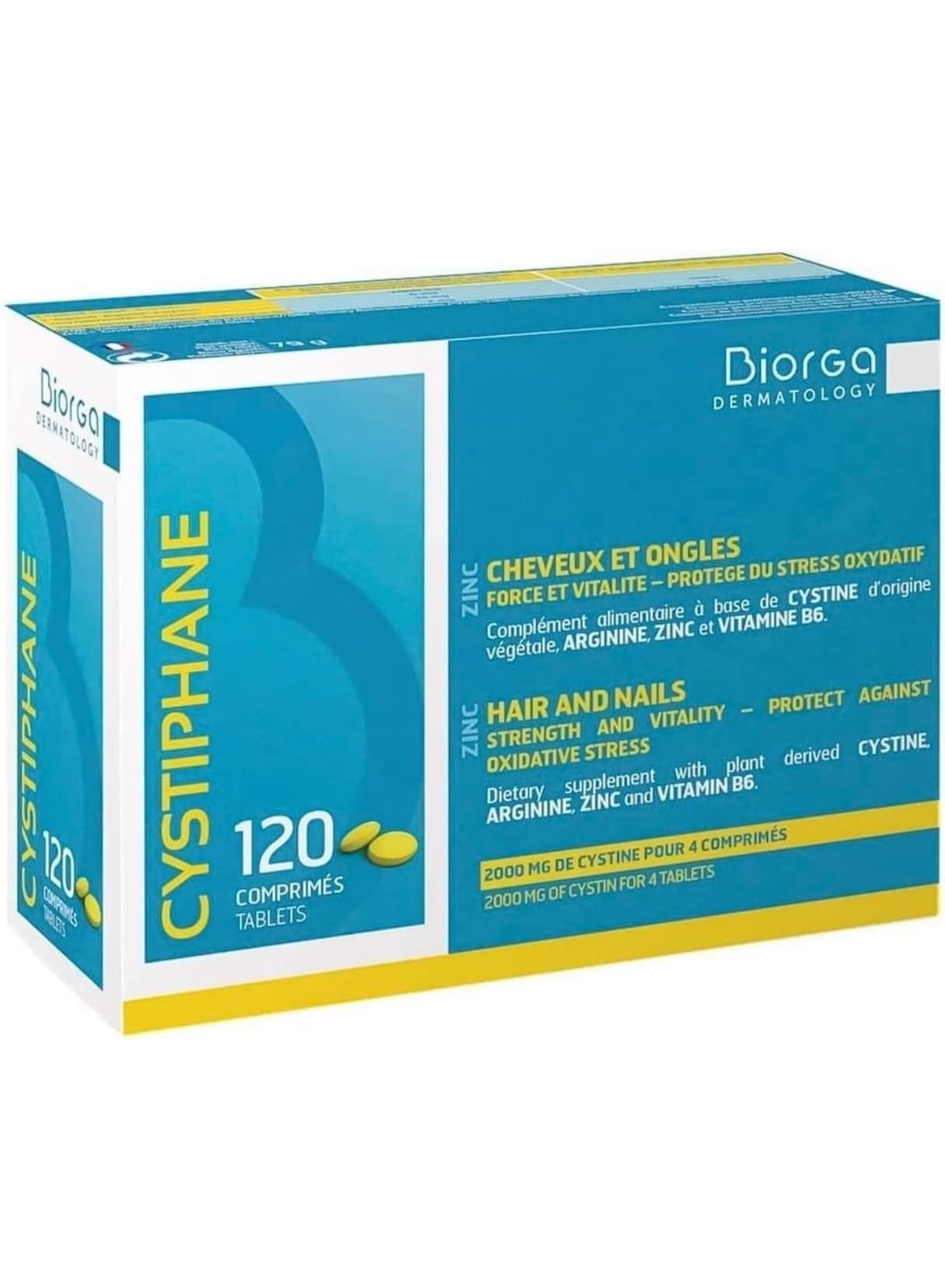 Cystiphane Hair and Nails Supplement 120 Tablets