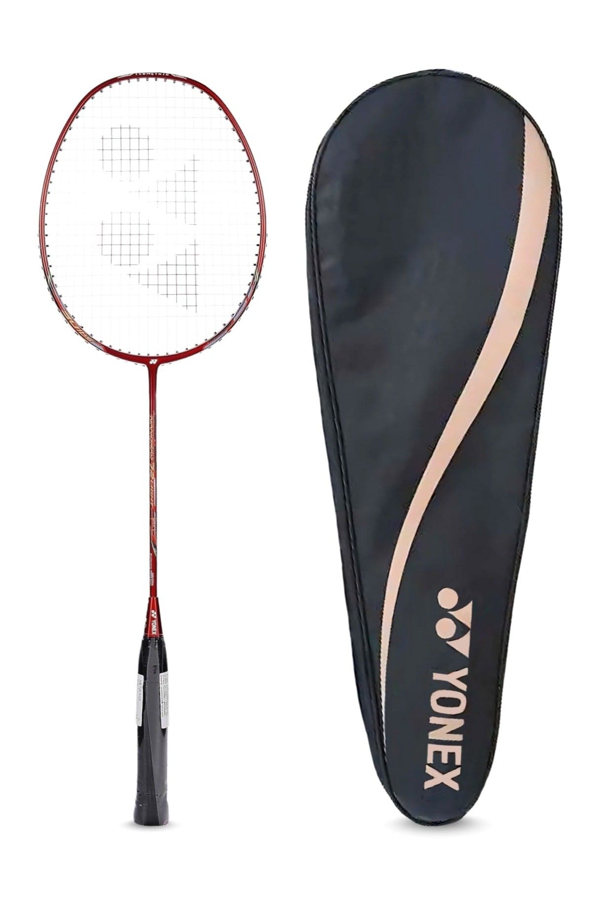Nanoray 72 Light Badminton Racket 5U G4 | Lightweight Graphite Shaft | Isometric Head | Solid Feel | Fast Swing Speed | Professional Racket for Men & Women | Red