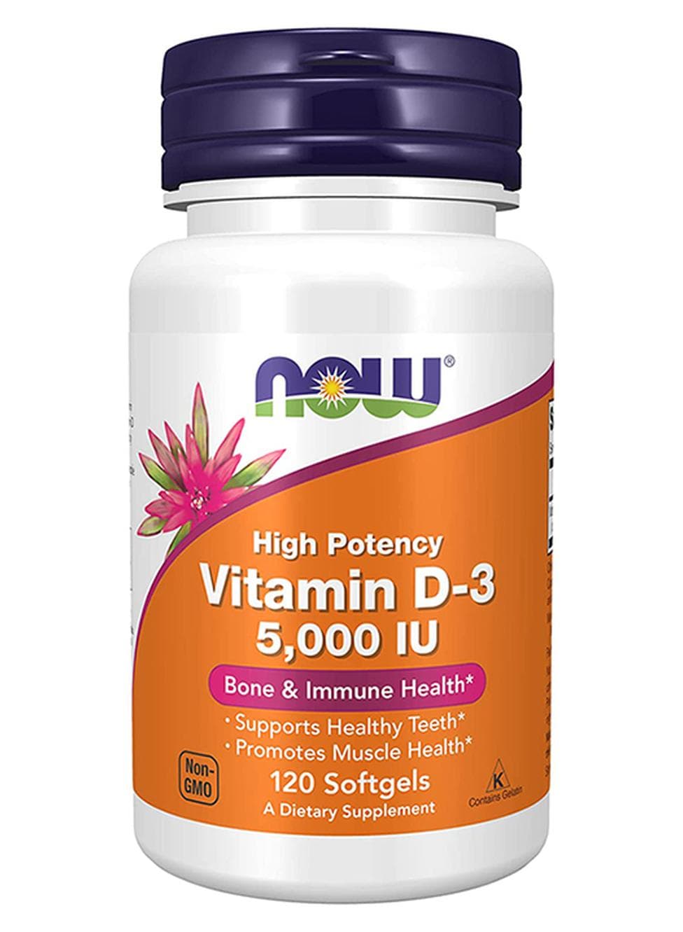 High Potency Vitamin D-3 5000Iu 120 Soft Gels