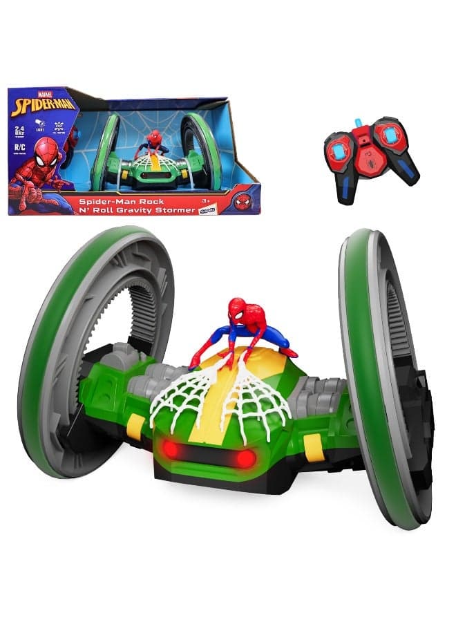 Marvel Spider Man Rock N' Roll Gravity Stormer | 360 Degree & Body Rotate | 2.4 GHz Frequency |Age 3+
