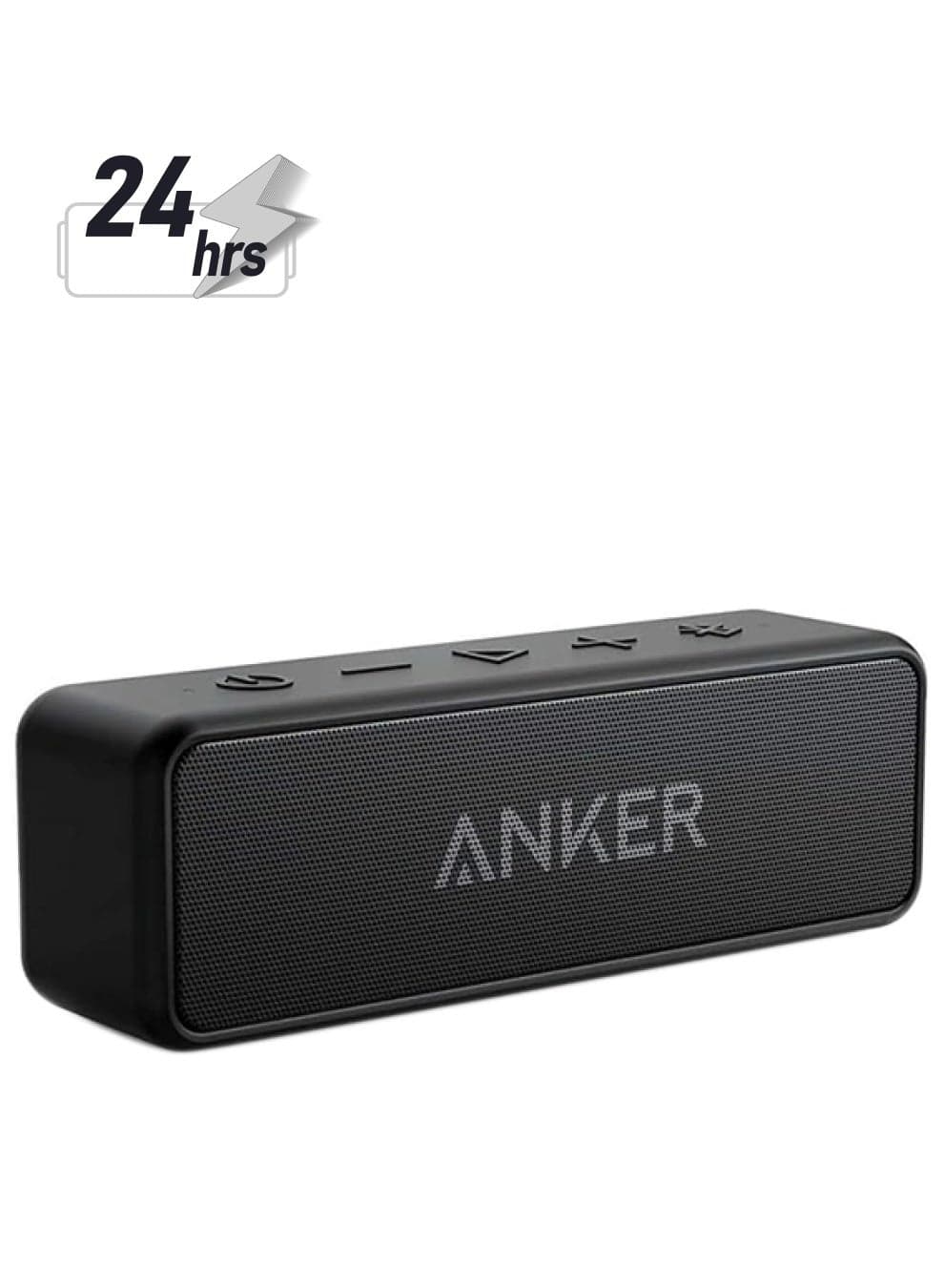 2 Portable Bluetooth Speaker with 12W Stereo Sound, Bluetooth 5, Bassup, IPX7 Waterproof, 24-Hour Playtime, Wireless Stereo Pairing, Speaker for Home, Outdoors, Travel