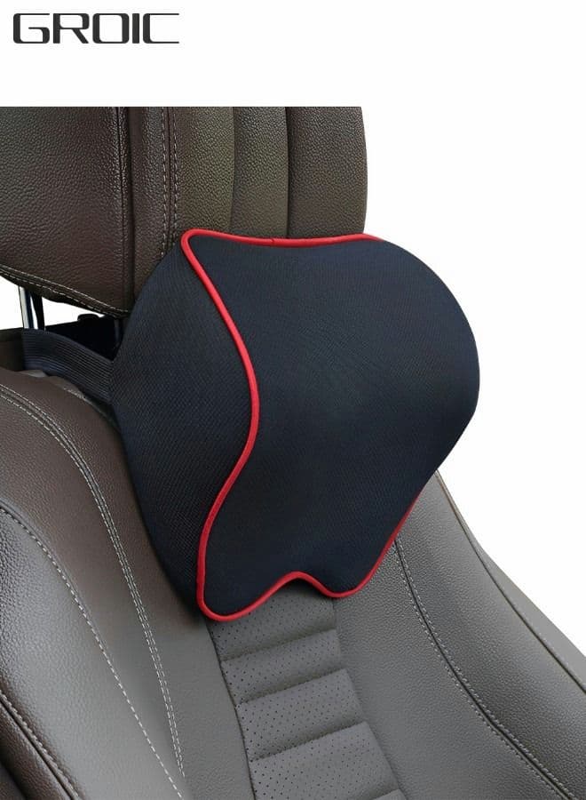 Car Neck Pillow,Softness Car Headrest Pillow,Car Neck Support Pillow for Neck Pain Relief When Driving,Headrest Pillow for Car Seat,Memory Foam and Breathable Removable Car Neck Pillow,Car Interior