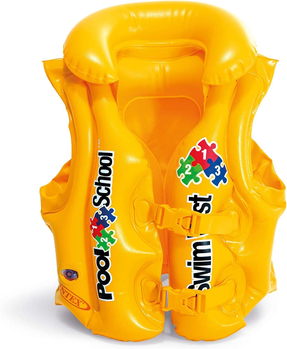 Intex Deluxe Pool Swim Vest for Kids - Yellow 50x47cm