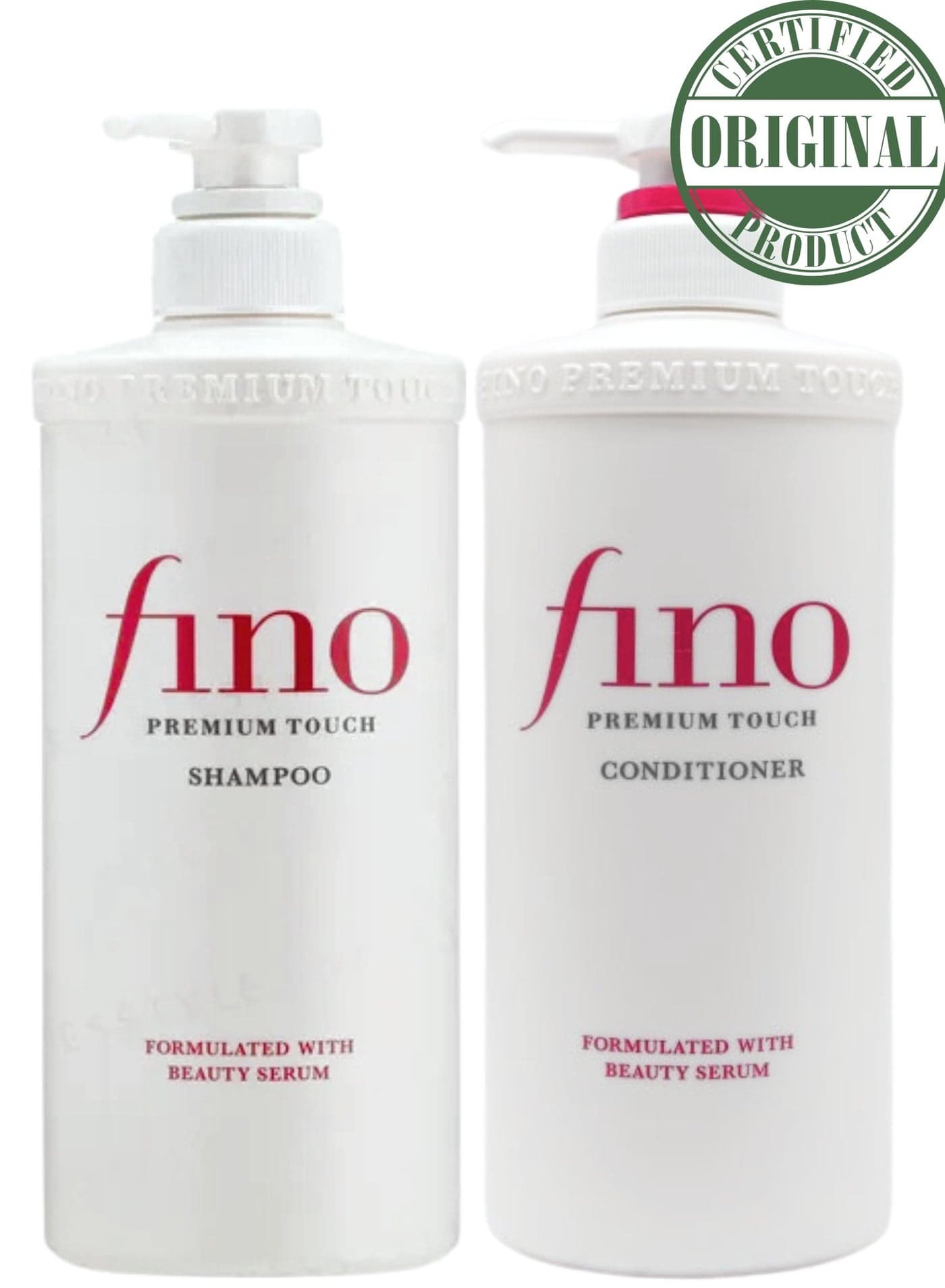 Fino Premium Touch Moist Shampoo & Conditioner Set 1100ml – Deep Moisturizing and Nourishing Hair Care Bundle for Dry and Damaged Hair