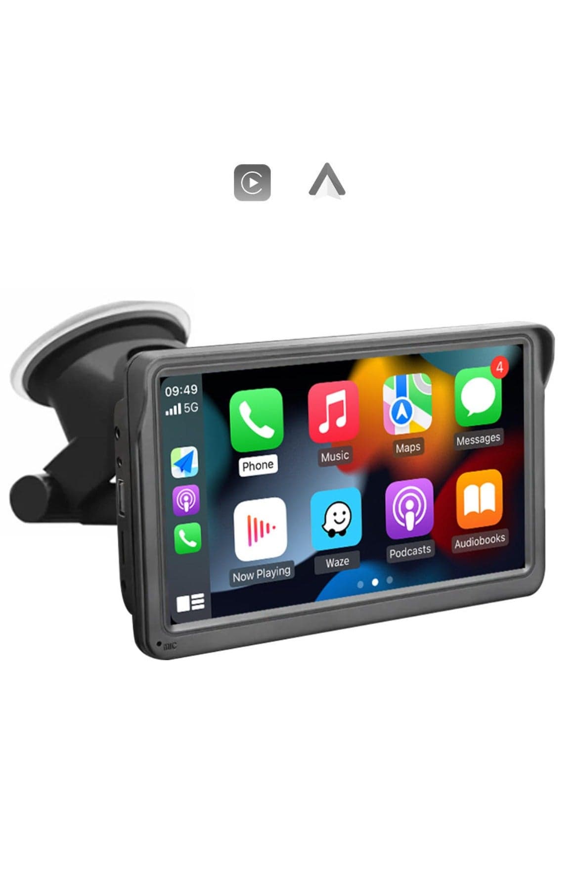 Autoabc Wireless Carplay Screen Portable Carplay Tablet Android Auto Car Stereo Radio Player apple Carplay Screen