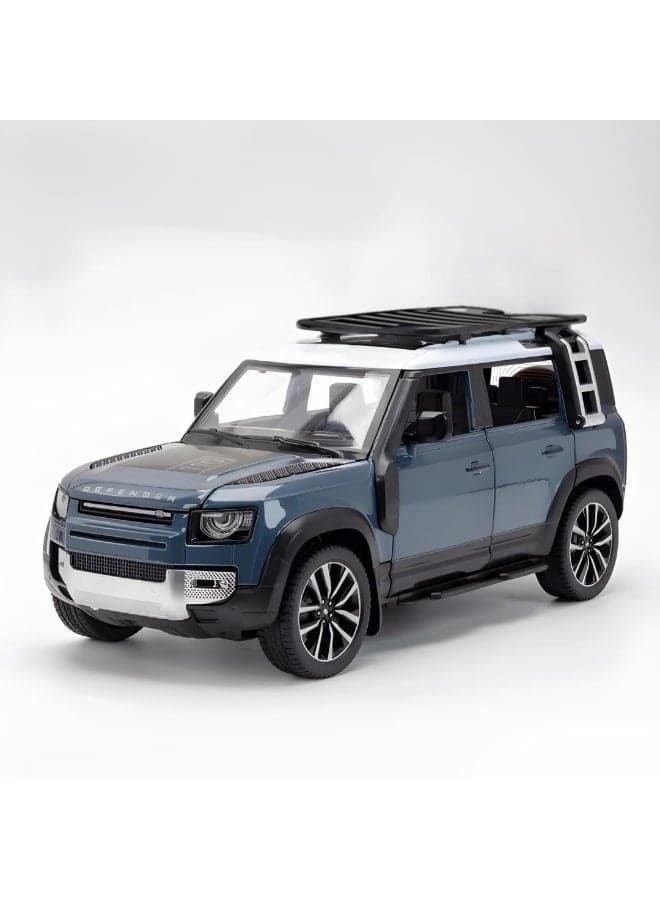 1:32 Scale Alloy Car Model with 6 Openable Doors, Lights & Music, Collectible Diecast Vehicle, Display Model Gift for Teens & Car Enthusiasts Blue Colour