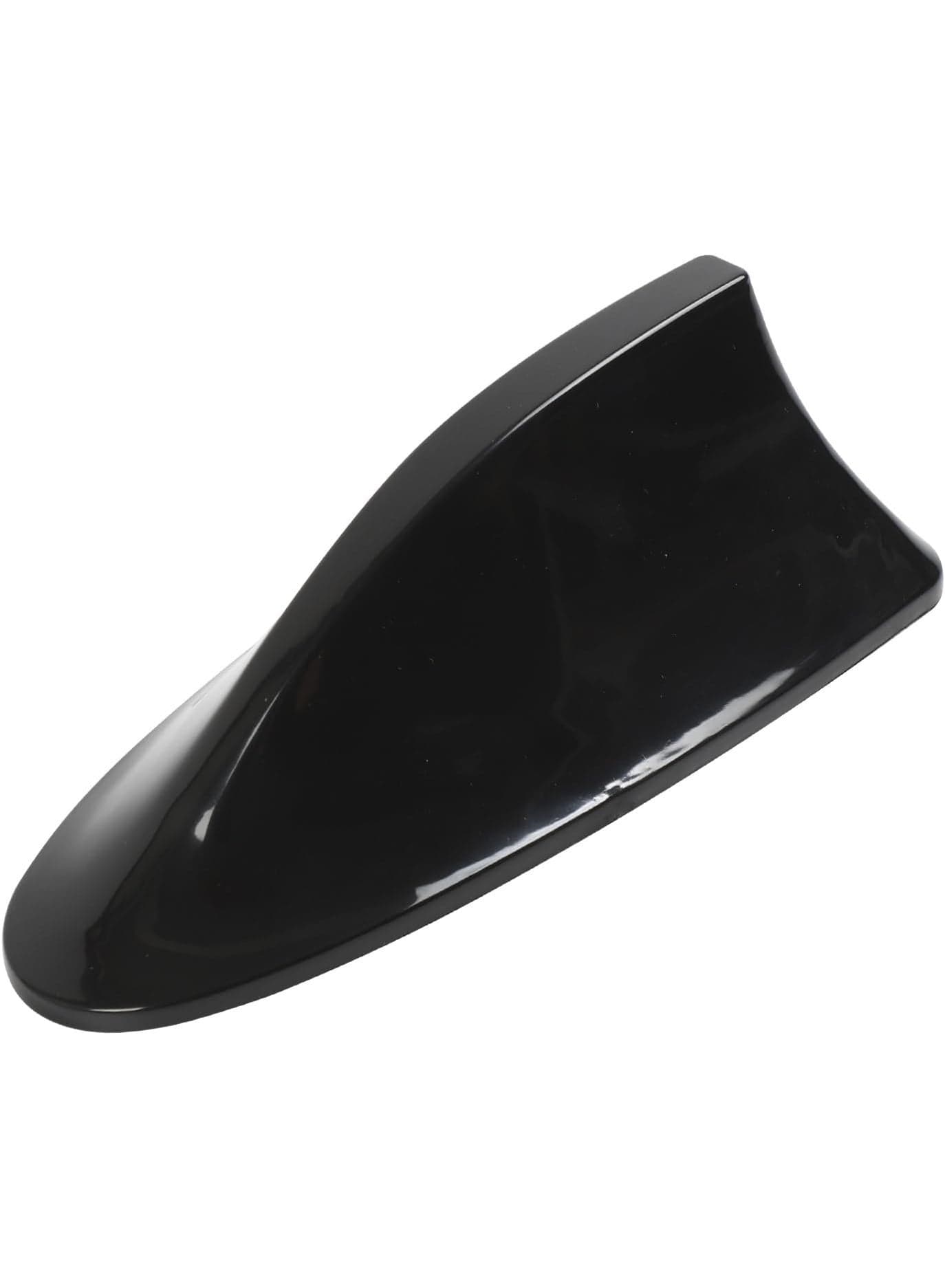 Universal Car Shark Fin Antenna,Car AM/FM Radio Signal Roof Aerial Decoration Antenna Cover,for Car SUV Truck (Black)
