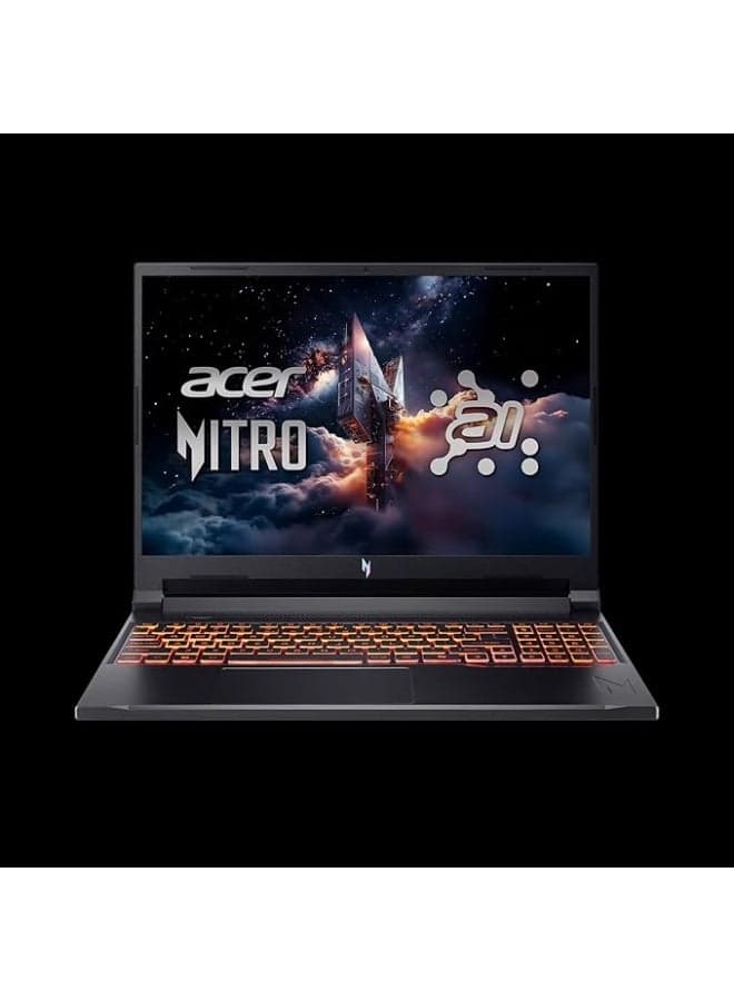 ANV16-42-R309 Nitro V 16 AI, 16" WUXGA IPS 180Hz Display, AMD Ryzen 5 240, 16GB RAM 512GB SSD , NVIDIA GeForce RTX 5050 8GB, Eng K/b, Win 11 Home English Shale Black