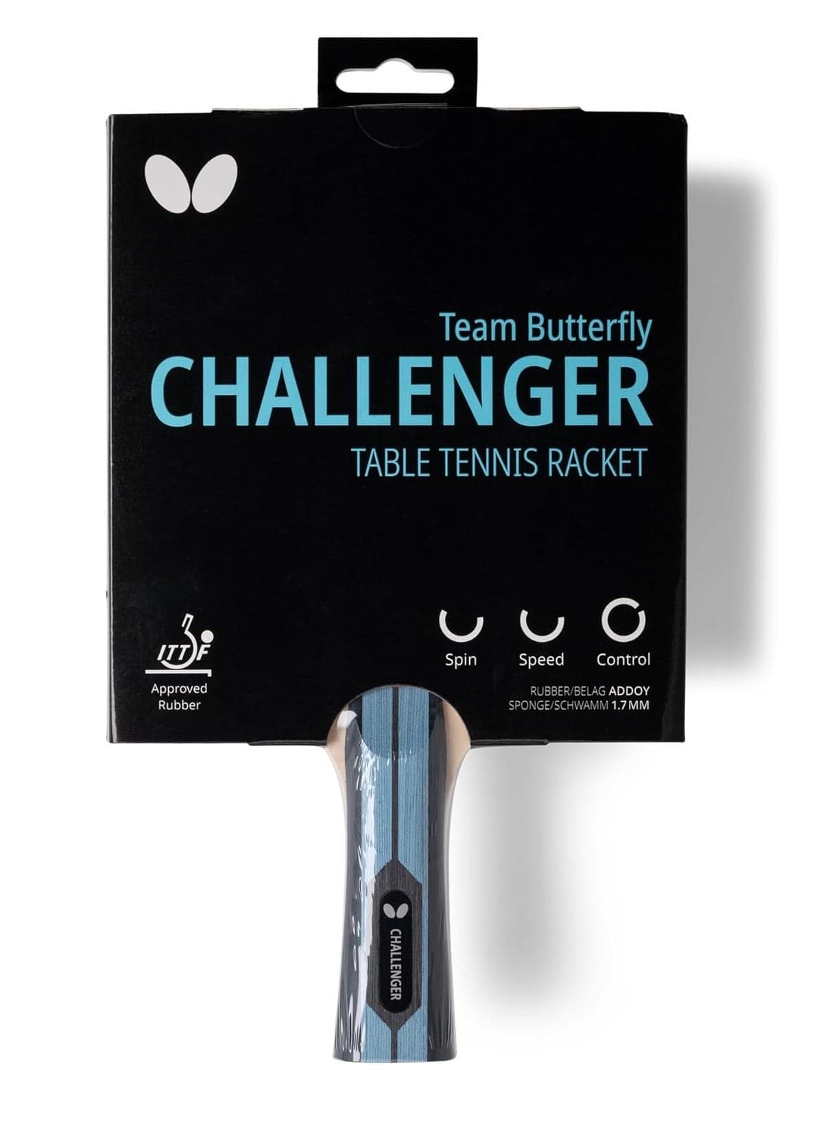 Butterfly Challengers Professional Table Tennis Bat for Beginners and Advanced Players with ITTF Approval for Competitions 44906901011159