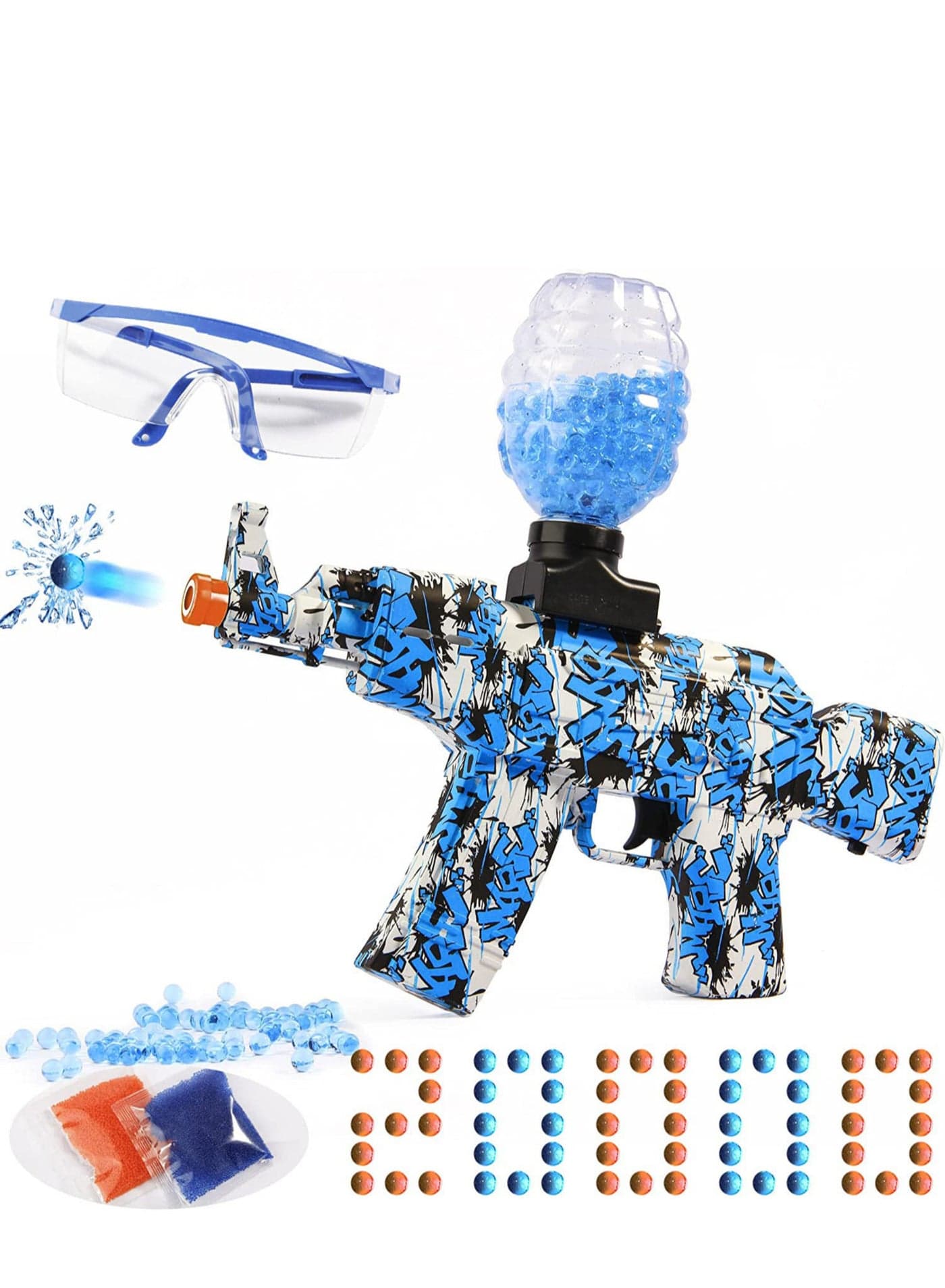 Gel Ball Gun - High Precision Hydrated Ball Launcher, Fun and Safe for Outdoor Use