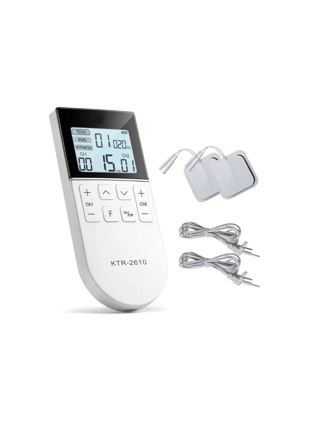 KTR-2610 TENS & EMS & Fitness 3 in 1 Combination Multi-Function Physiotherapy Device Unisex Adult Muscle Simulator with 50 Massage Modes for Pain Relief & Muscle Training