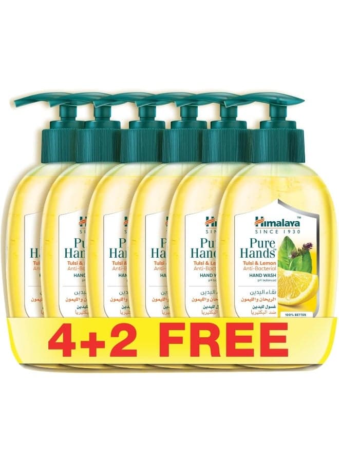 Pure Hands Tulsi & Lemon Anti-Bacterial Hand Wash