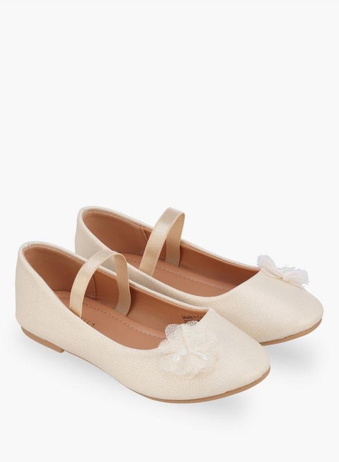 Girls Slip-On Ballerina Shoes
