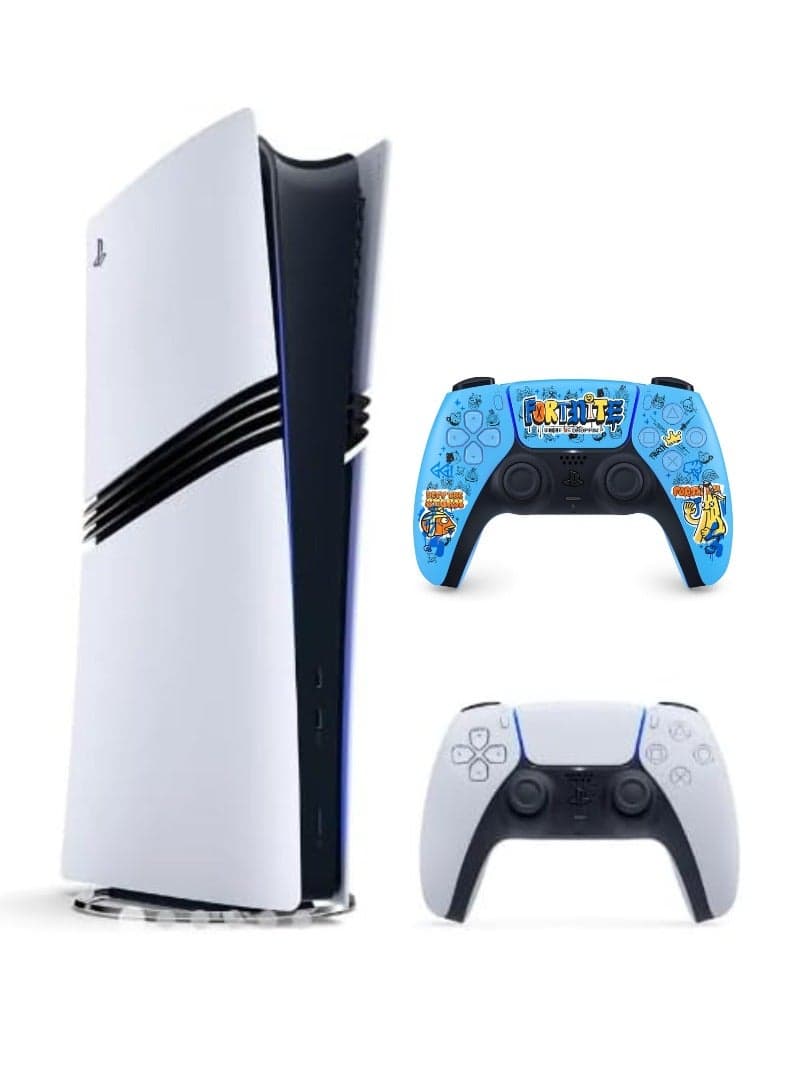 Sony PlayStation 5 PRO Digital Console with PS5 Dualsense Fortnite Controller