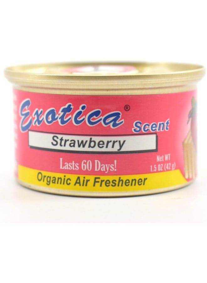 Exotica Strawberry Organic Air Freshener- Esc-Str