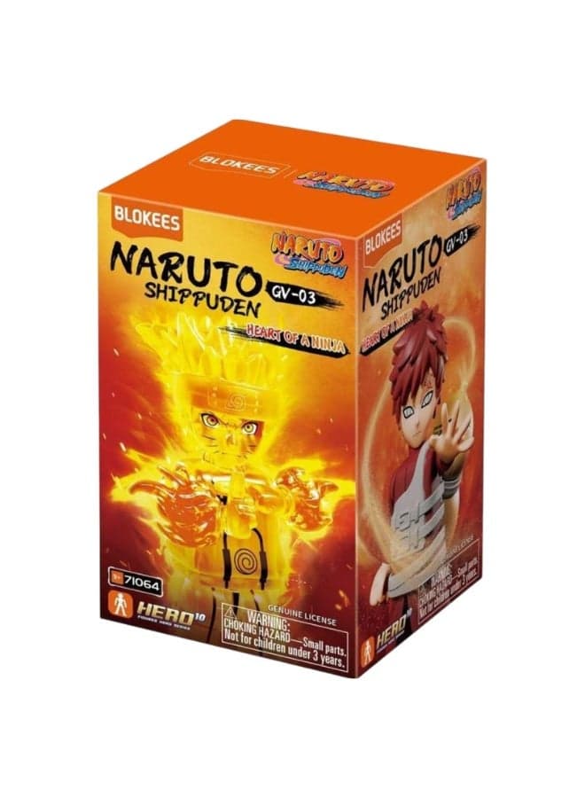 Blokees Naruto Shippuden Kurama Mode Building Figure – 9+ PCS Heart of a Ninja Model Kit | Collectible Anime Action Toy | Genuine Licensed Naruto Figure | Gift for Boys UAE