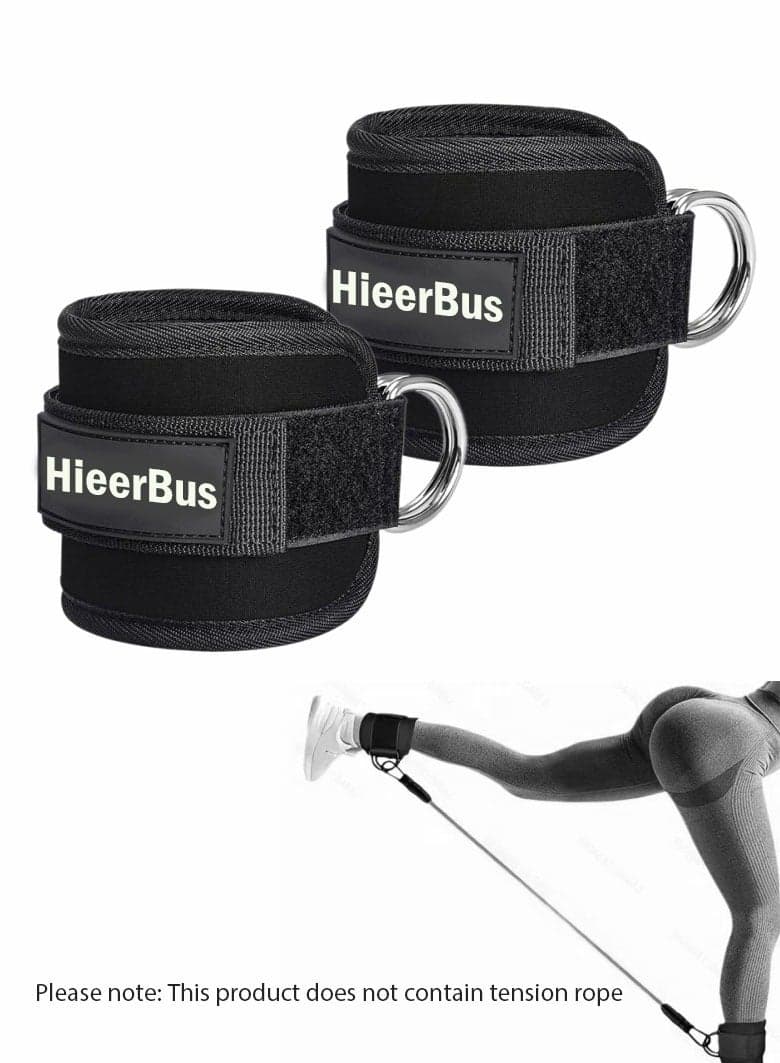 Comfortable Adjustable Padded Ankle Wrist Cuffs Neoprene Padded Straps D Ring