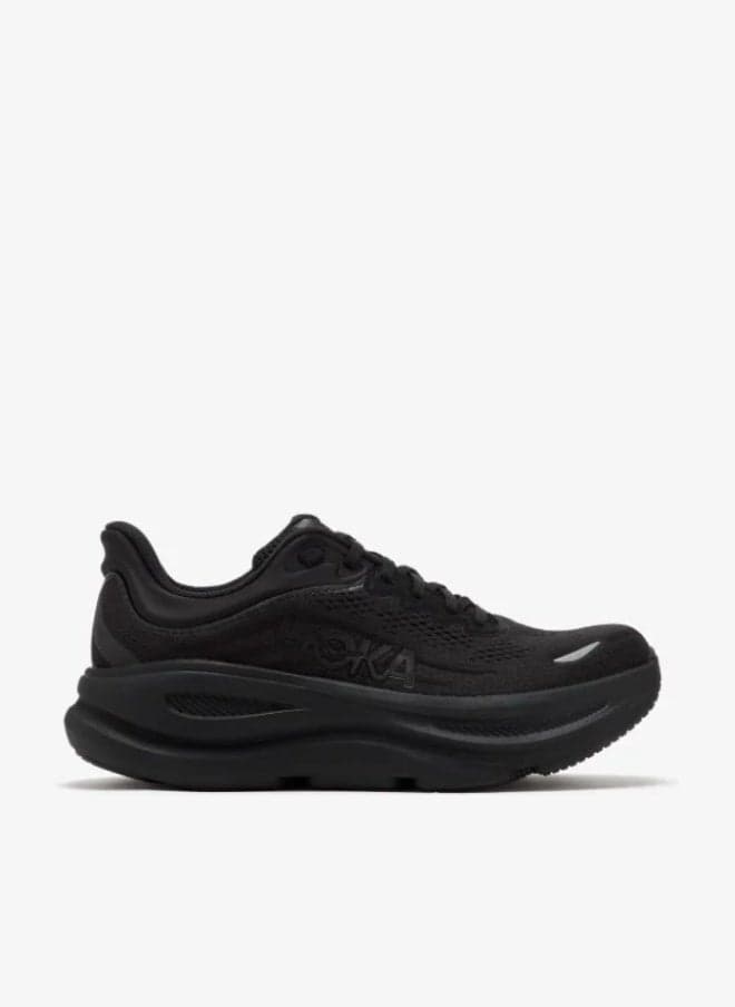 Hoka BONDI 9 wide Unisex Sneakers, Running Shoes - Black