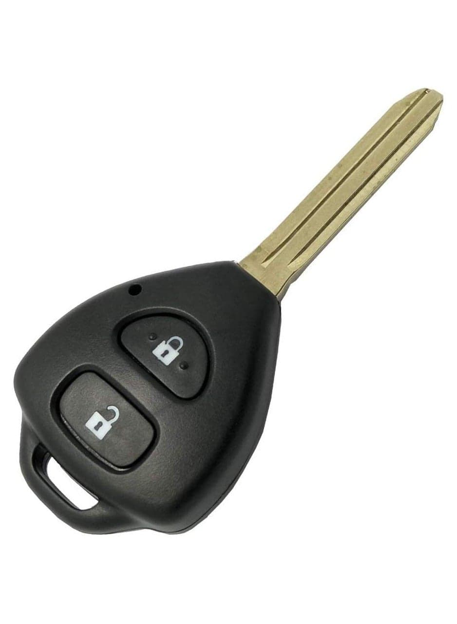 2 Buttons Replacement Keyless Entry Remote Key Fob Case Fit for Toyota Hilux Rav4 Corolla Camry Yaris Prado Echo Key Fob Cover Shell