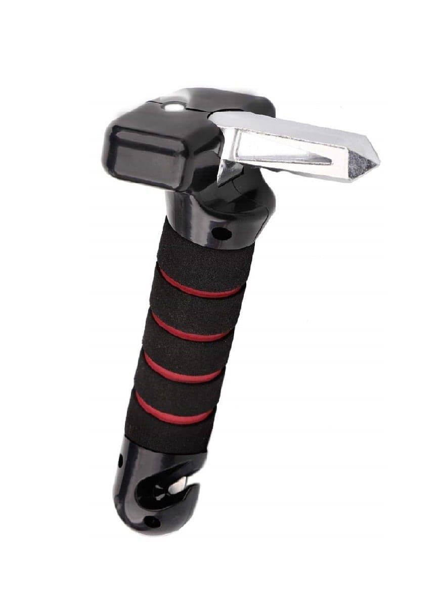 Car Handle Assist Emergency Seat Belt Cutter & Window Hammer Tool Door Handles for the Elderly Portable Car Support Safety Handle Auto Accessories Multifunctional Handles with LED Lights