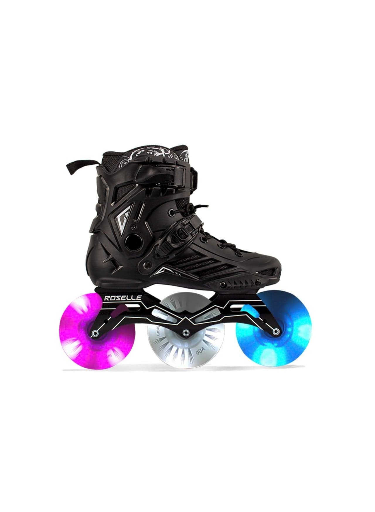 Professional LED Three Wheels Inline Skates for youth Men and Women