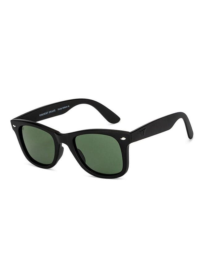 Unisex VINCENT CHASE By Lenskart | Unisex Polarized Wayfarer Sunglasses - VC 5147/P - Lens Size: 50Mm