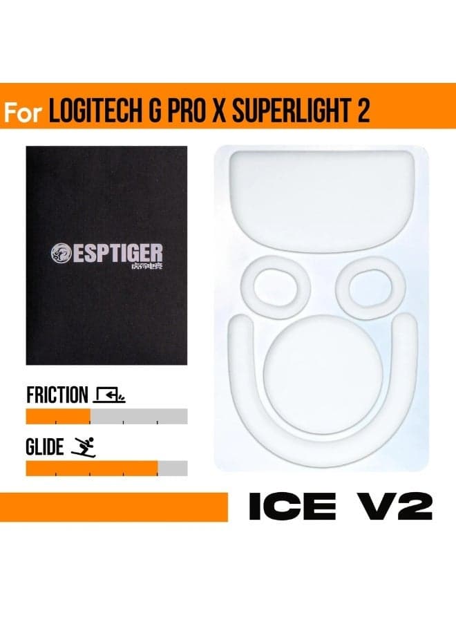 ESPTIGER ICE V2 SKATES FOR LOGITECH G PRO X2