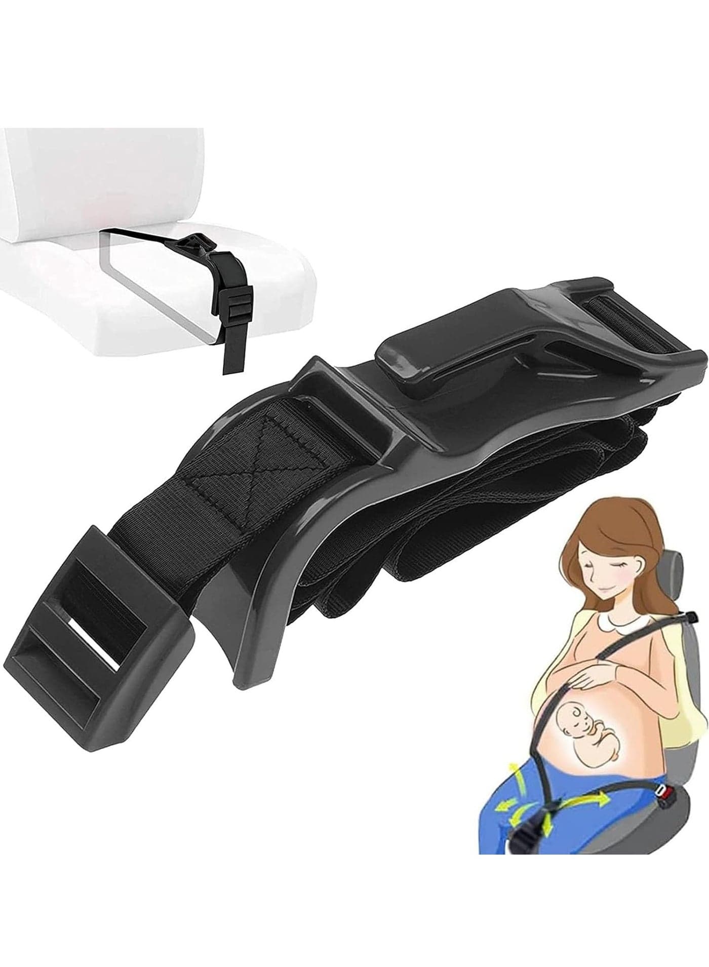 Pregnancy Seat Belt Adjuster Seat Bump Strap For Pregnant Women Protect Belly Prevent Compression Of Abdomen A Must Have Maternity Seat Cover Adjuster For Expectant