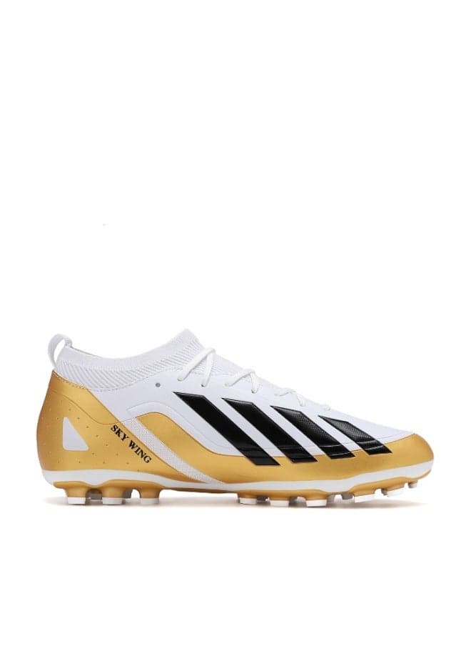 Unisex Soccer Cleats Lightweight Lacing System FG Sole Multi-Color face Men And Women Football Shoes with Ankle Support for Beginners to Advanced Players