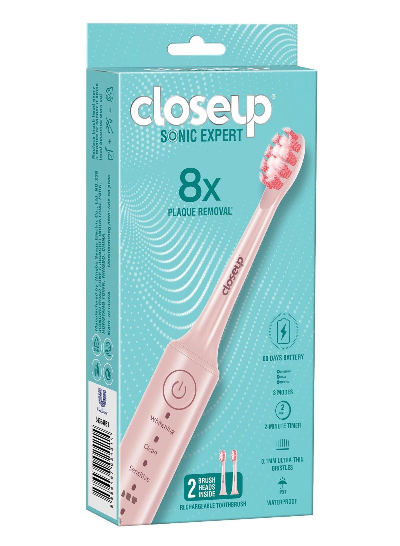 Sonic Expert Pink Rechargeable Toothbrush