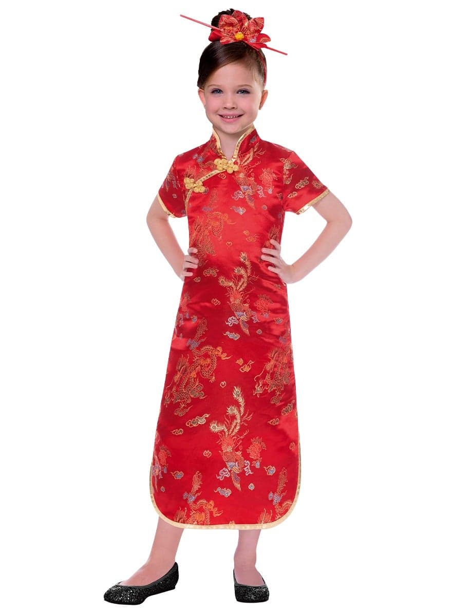 Traditional Chinese Girl Costume for Kids