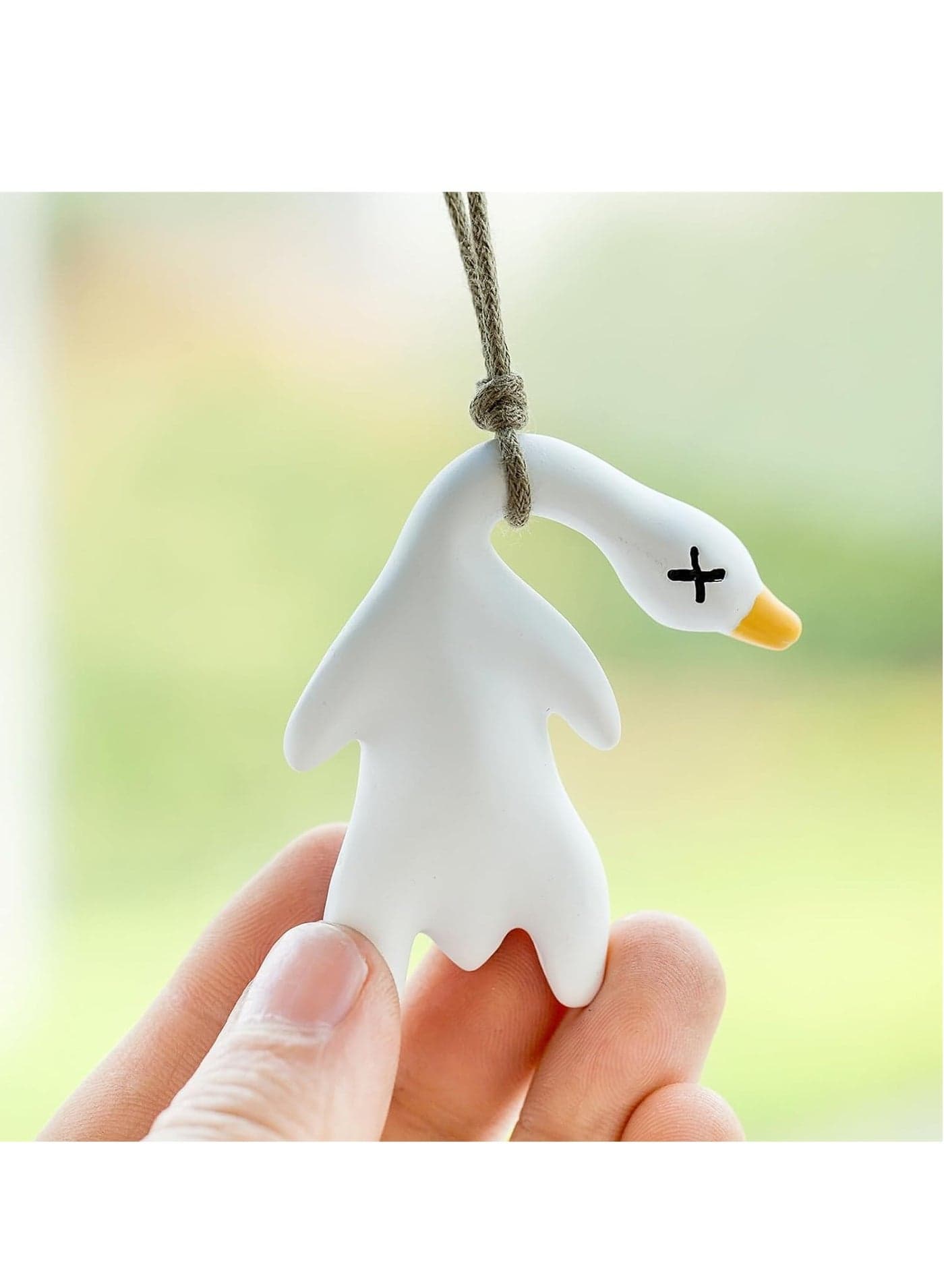 Car Hanging Ornament Cute Swinging Roast Duck Car Mirror Hanging Accessories Car Pendant Car Hanging Accessories Car Interior Charms Decoration Car Decoration Gift Rearview Mirror Charms