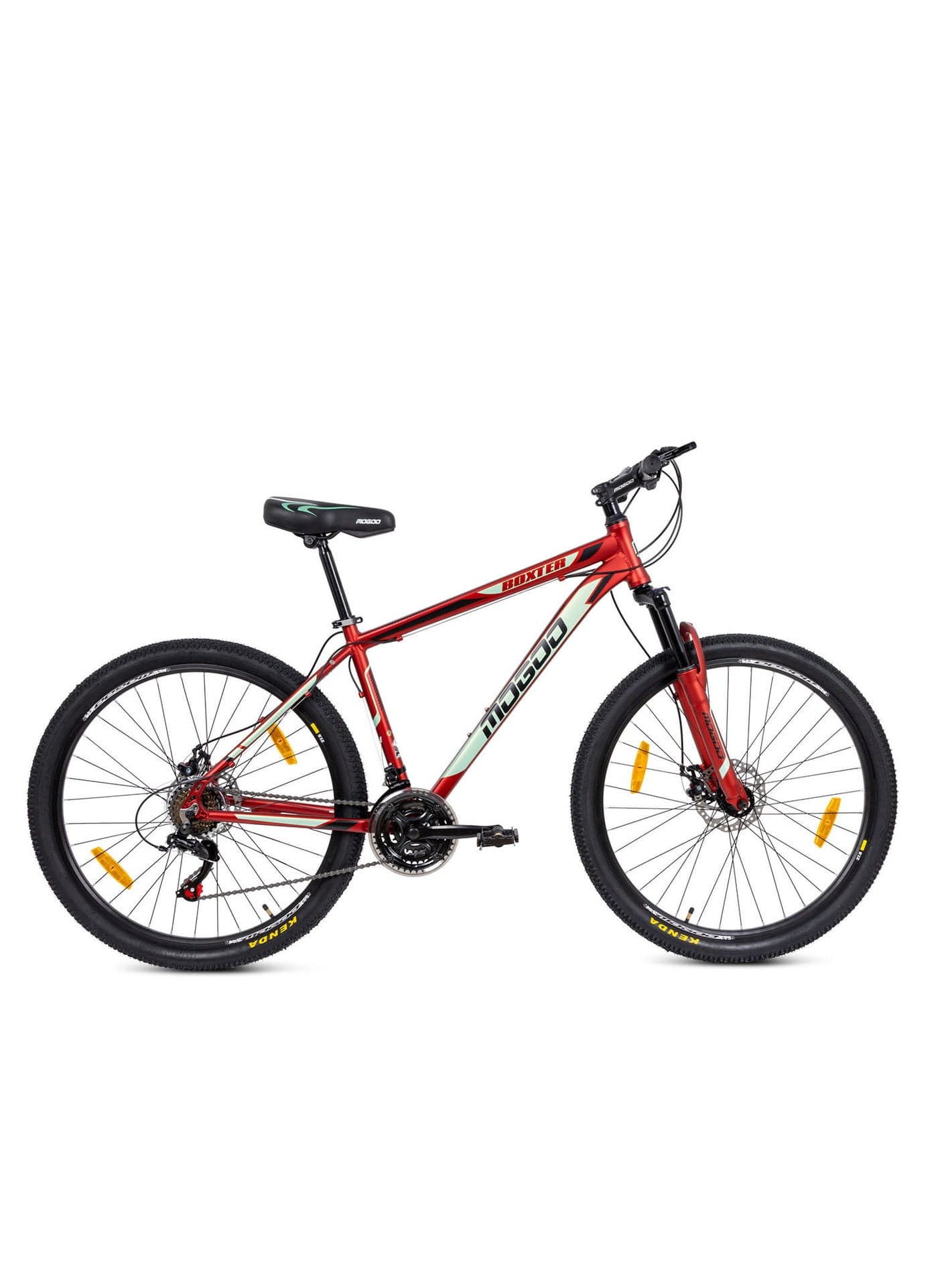 Boxter 27.5-Inch Alloy Mountain Bike | 27.5-Inch Wheel Size | Adjustable Seat | For Adults | Shimano Gears | Red Color