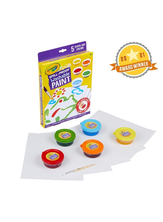 Spill-Proof Washable Paints Sets