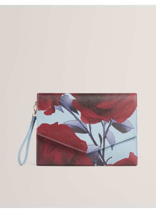 Rose Print Pouch