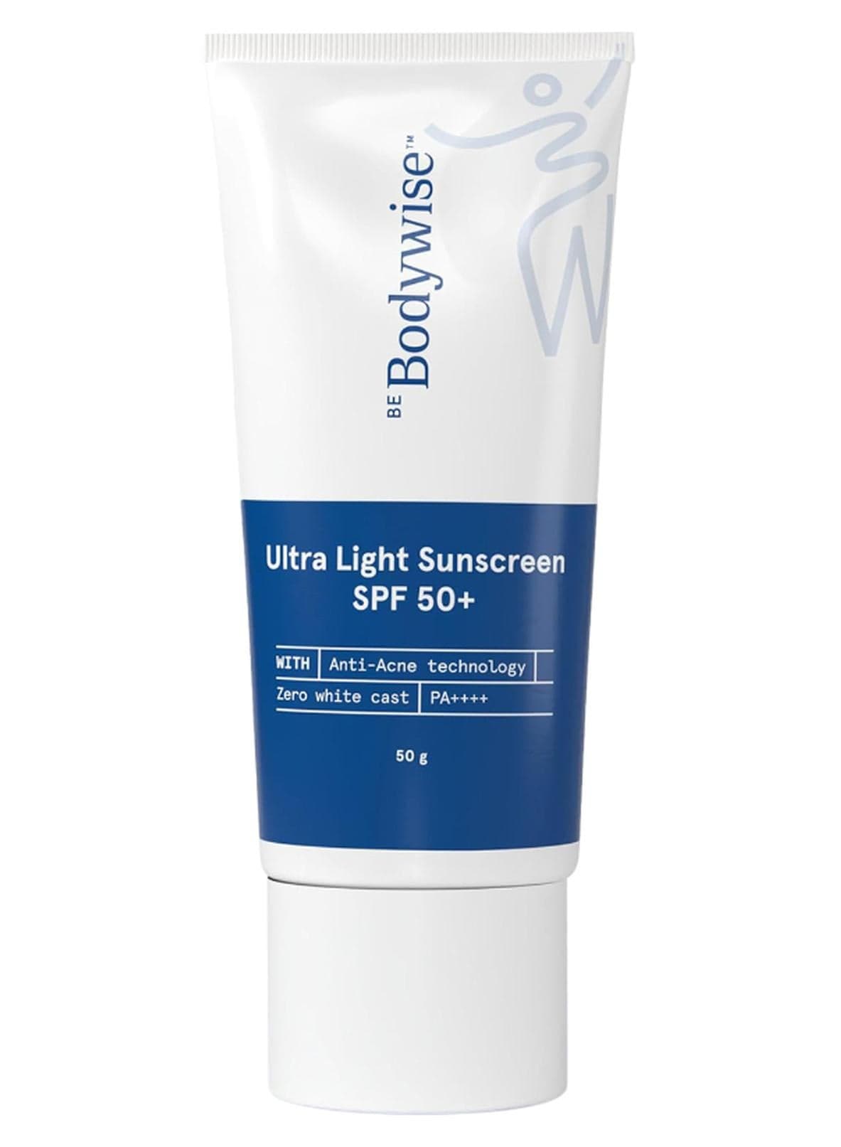 Ultra Light Sunscreen SPF 50 PA+++ for Oily, Dry, Acne-prone Skin For Men And Women 50 Grams