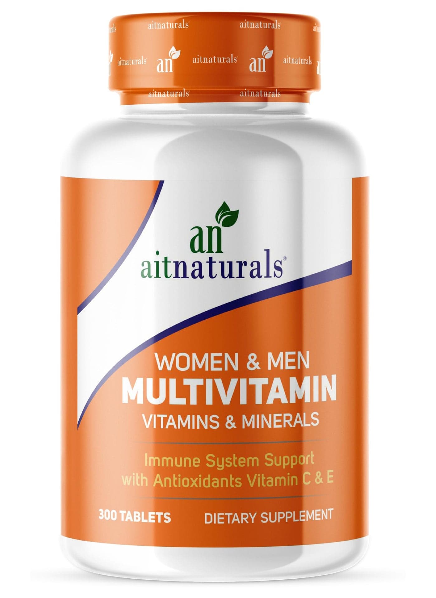 Multivitamin for Men & Women, Supports Immune System with Antioxidant Vitamin C & E - 300 Tablets