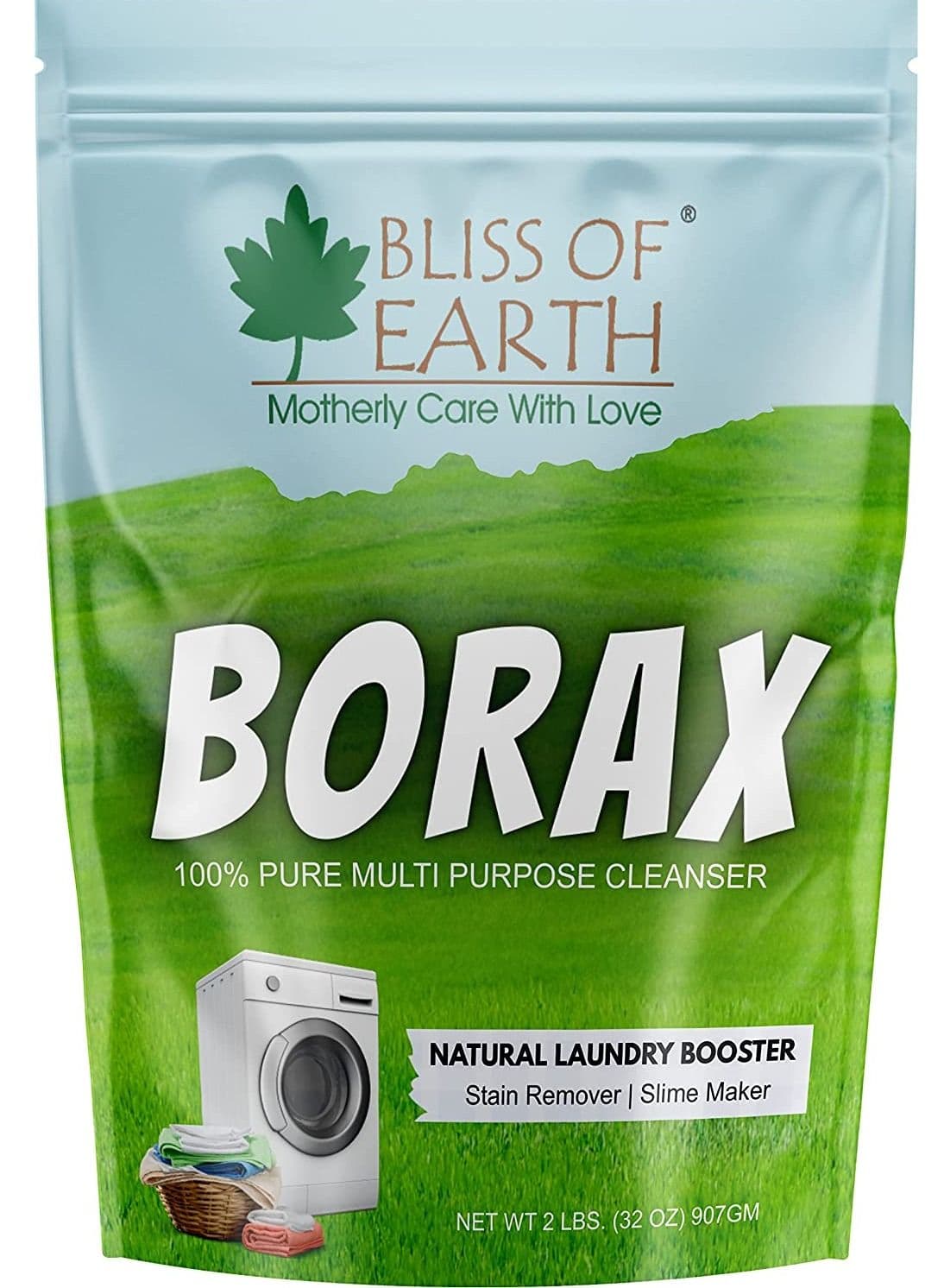 Bliss of Earth Borax Powder 907g | Multi-Purpose Cleaning Booster, Laundry Enhancer, Household Utility Powder | Fine Quality Sodium Borate for DIY & General Use
