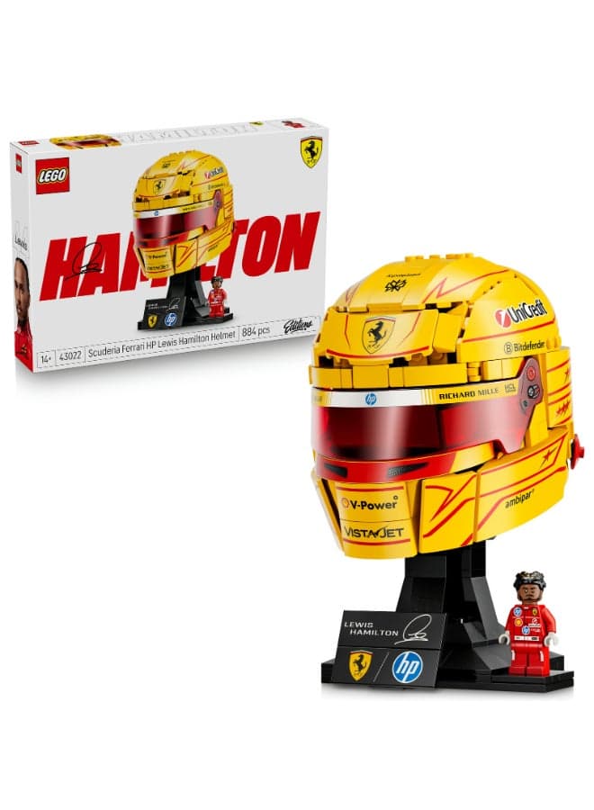 LEGO Editions Scuderia Ferrari HP Lewis Hamilton Helmet 43022 Building Set (884 Pieces)