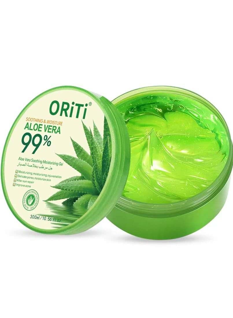 99% Aloe Vera Soothing Moisturizing Gel 300ml GREEN
