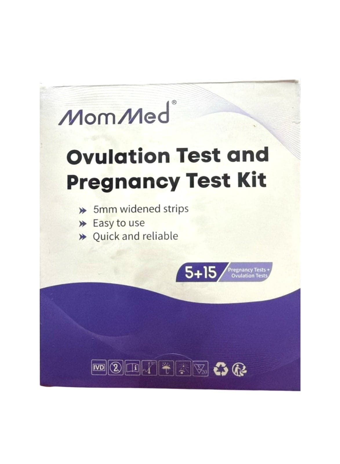 Ovulation Test and Pregnancy Test Kit, 5+15 Kits Packaging may vary