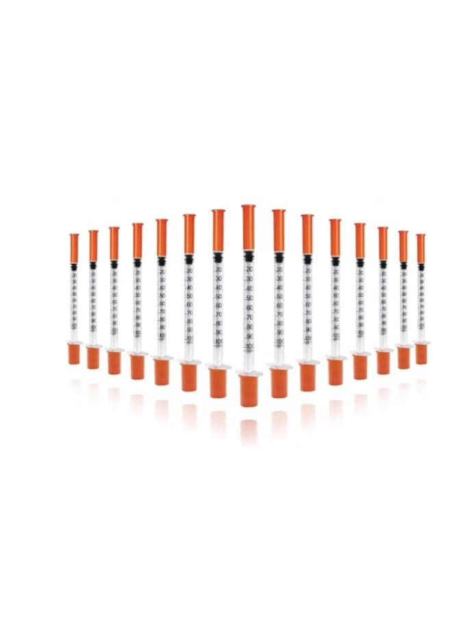 Insulin Syringes for Diabetes – Sterile Disposable Insulin Syringe Pack of 100